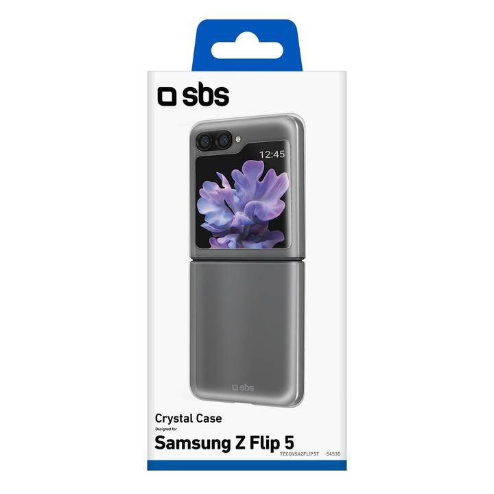 SBS Backcover Crystal Case (Galaxy Z Flip 5, Transparente)