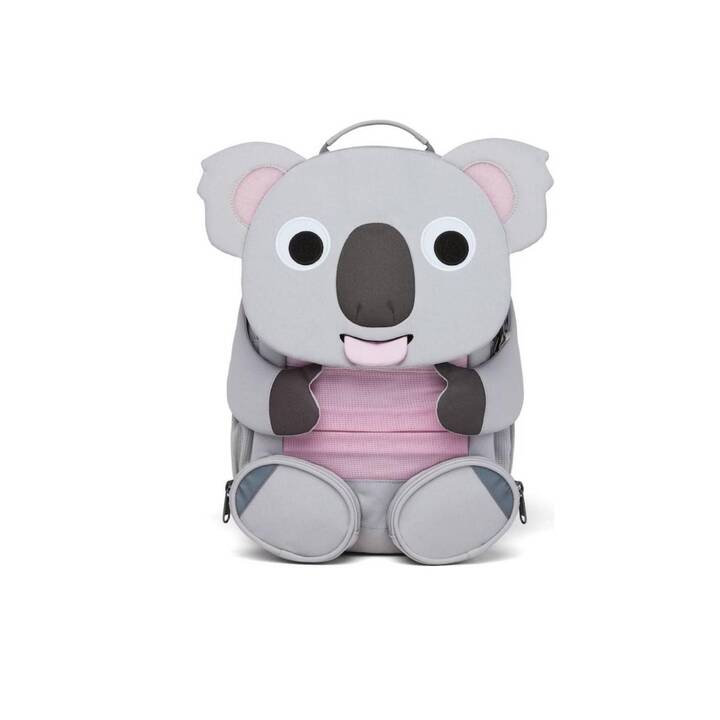 AFFENZAHN Sac à dos de jardin d'enfants Koala (8 l, Gris)