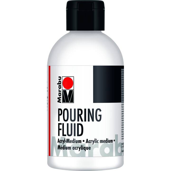 MARABU Laque de couleur Pouring Fluid (750 ml, Blanc)