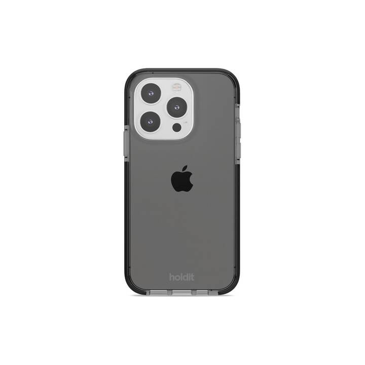HOLDIT Backcover (iPhone 15 Pro, Noir)