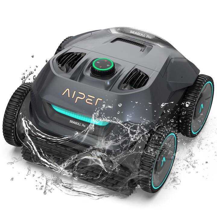 AIPER Robot du nettoyage piscine Seagull Pro Cordless (300 l/min, 150 m2/h)