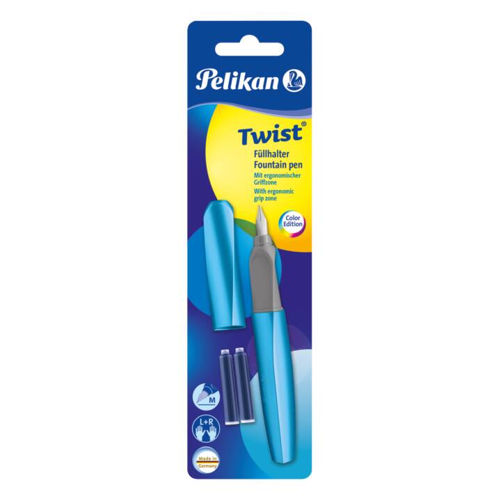 PELIKAN Twist Stylos-plumes (Bleu)