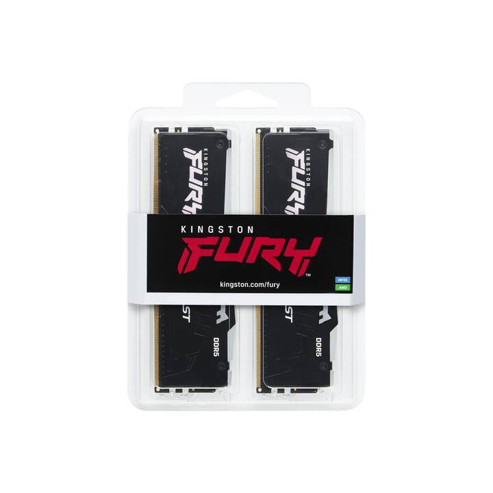 KINGSTON TECHNOLOGY Fury Beast RGB KF552C36BBEAK2-64 (2 x 32 GB, DDR5 5200 MHz, DIMM 288-Pin)