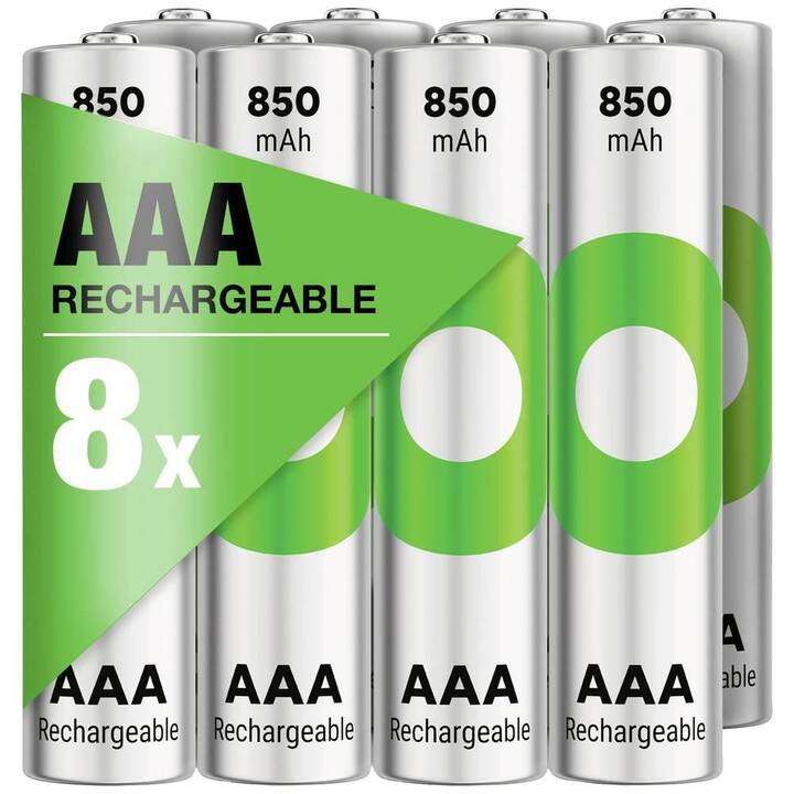 Micro Lr03 GP Recyko (AAA / Micro / LR03, 8 pezzo) - Interdiscount