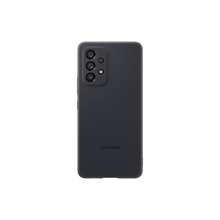 SAMSUNG Backcover Silicone (Galaxy A53 5G, Schwarz)
