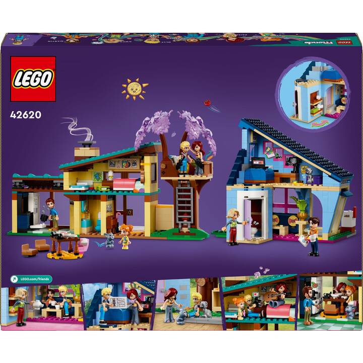 LEGO Friends Le case di Olly e Paisley (42620)
