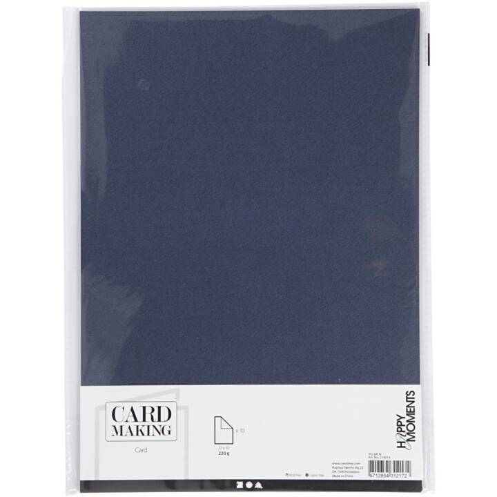 CREATIV COMPANY Fotokarton Card Making (Blau, A4, 10 Stück)