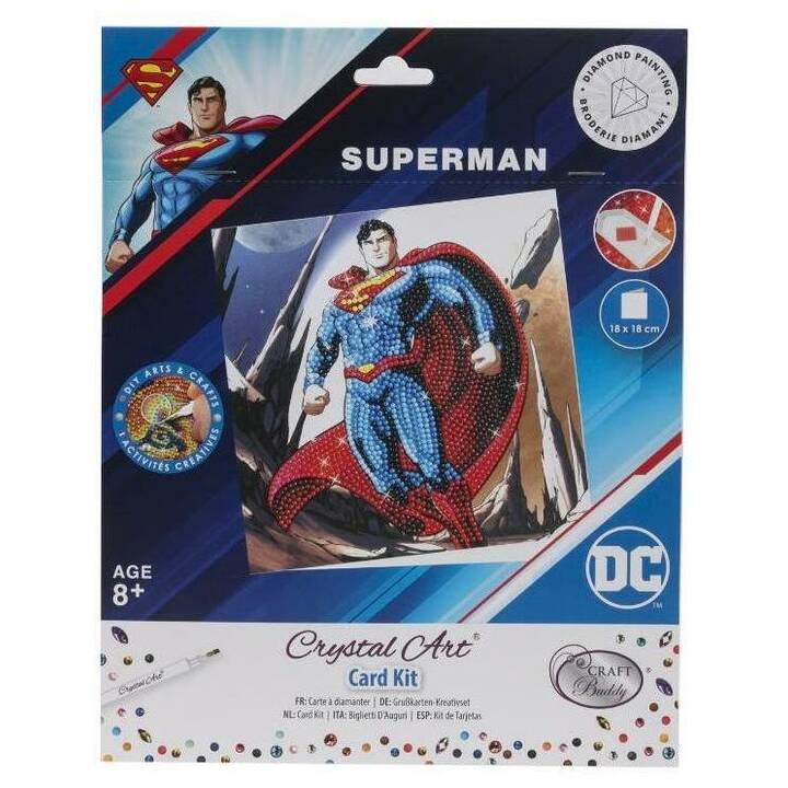 CRAFT BUDDY Superman Diamond Painting (Kleben)