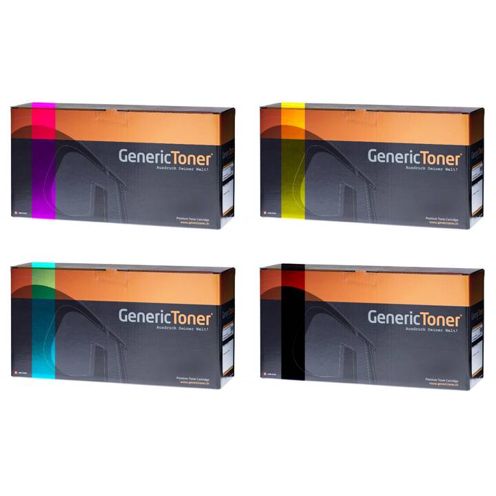 GENERICTONER GT30-CF540A Rainbow (Multipack, Noir, Cyan, Magenta, Jaune)