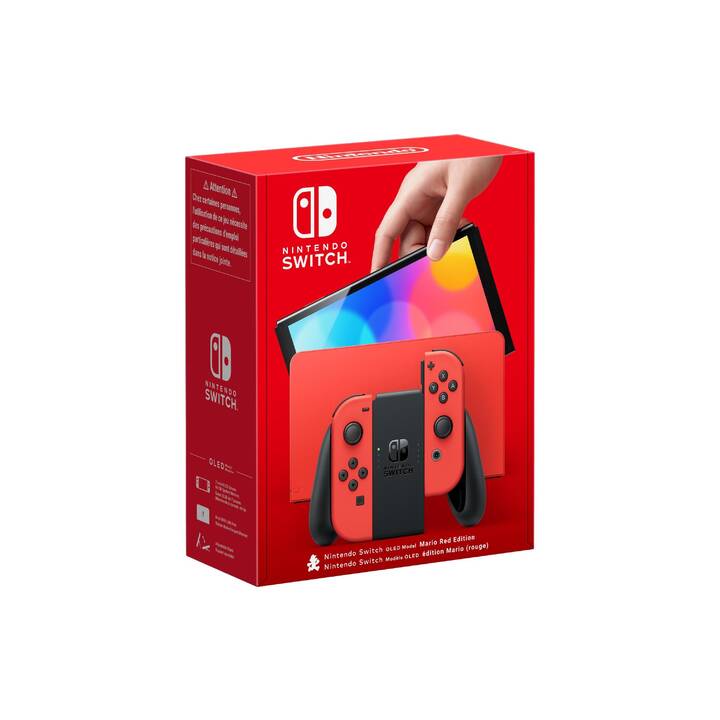 NINTENDO Switch OLED-Modell Mario-Edition (rot) 64 GB (DE, IT, EN, FR, Espagnol, Néerlandais)