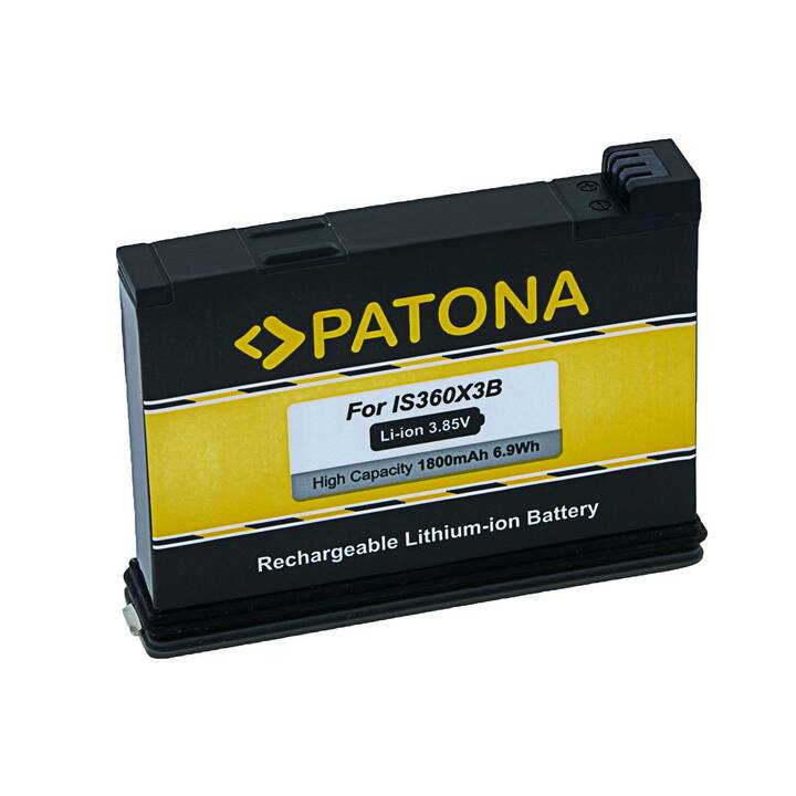 PATONA Insta360 CINAQBT/A Accu de caméra (Lithium-Ion, 1800 mAh)