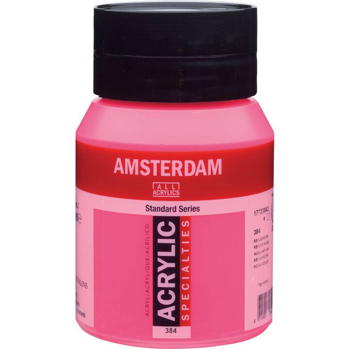 TALENS Couleur acrylique Amsterdam (500 ml, Rose)