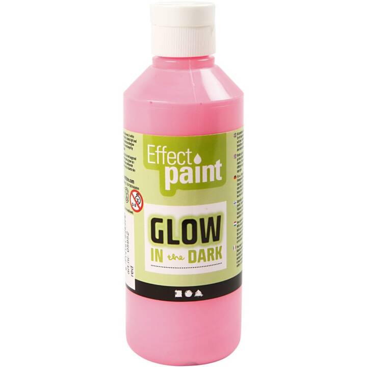 CREATIV COMPANY Peinture lumineuse (250 ml, Pink, Rose)