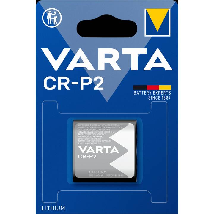 VARTA Batterie (CR-P2, 1 Stück)