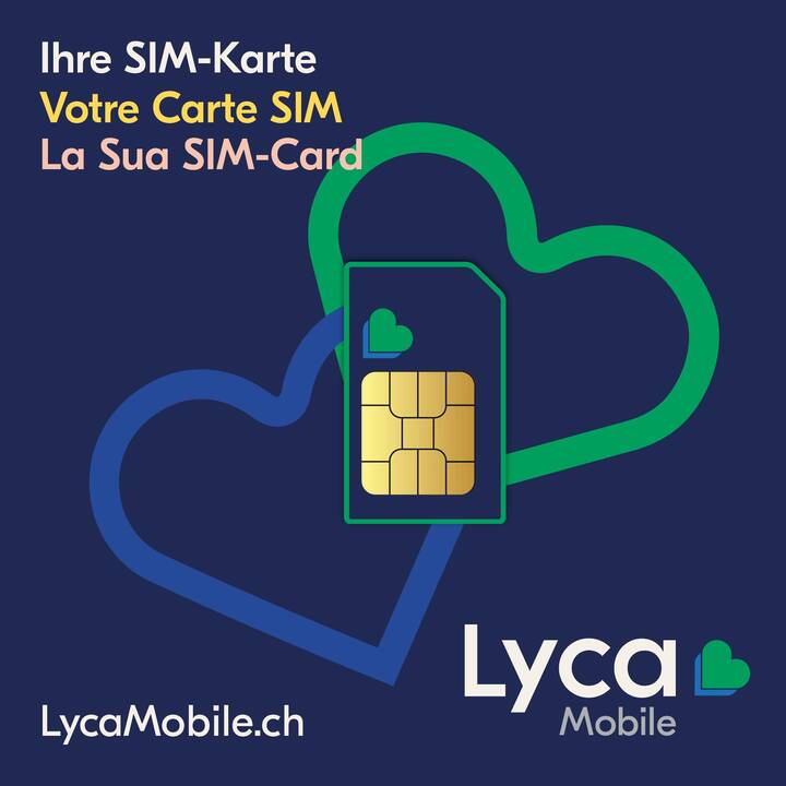 LYCAMOBILE Hello Swiss M (Unbegrenzt (40GB High-Speed) / 30 Tage)