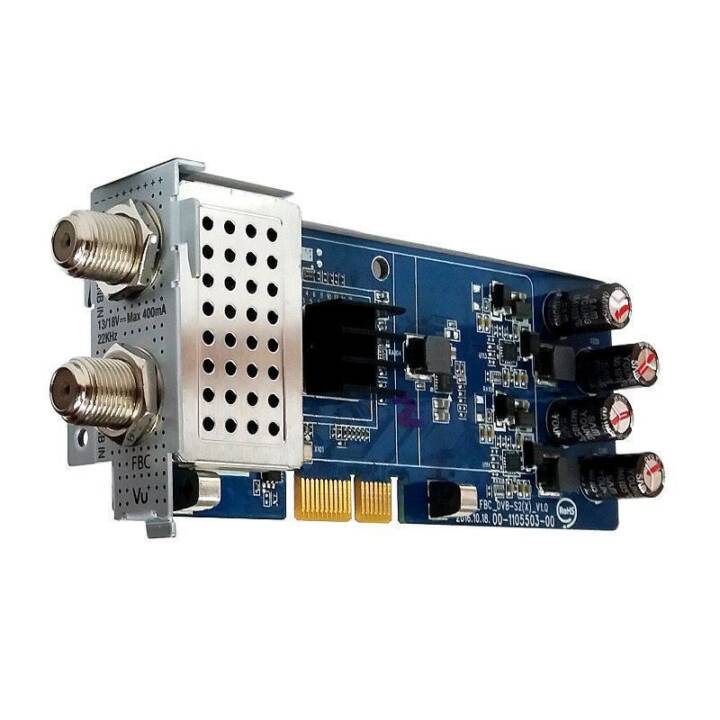 VU+ DVB-S2 /S2X FBC Module récepteur (Argent)