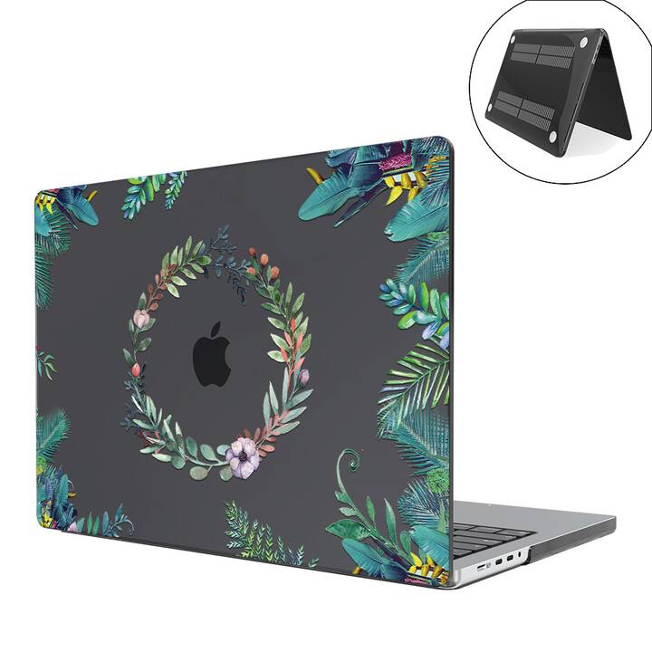 EG Abdeckung für MacBook Pro 14" (M1 Chip) (2021) - Blau - Blumen
