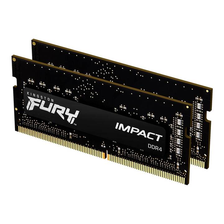 KINGSTON TECHNOLOGY Fury Impact KF432S20IBK2/32 (2 x 16 Go, DDR4-SDRAM 3200 MHz, SO-DIMM 260-Pin)