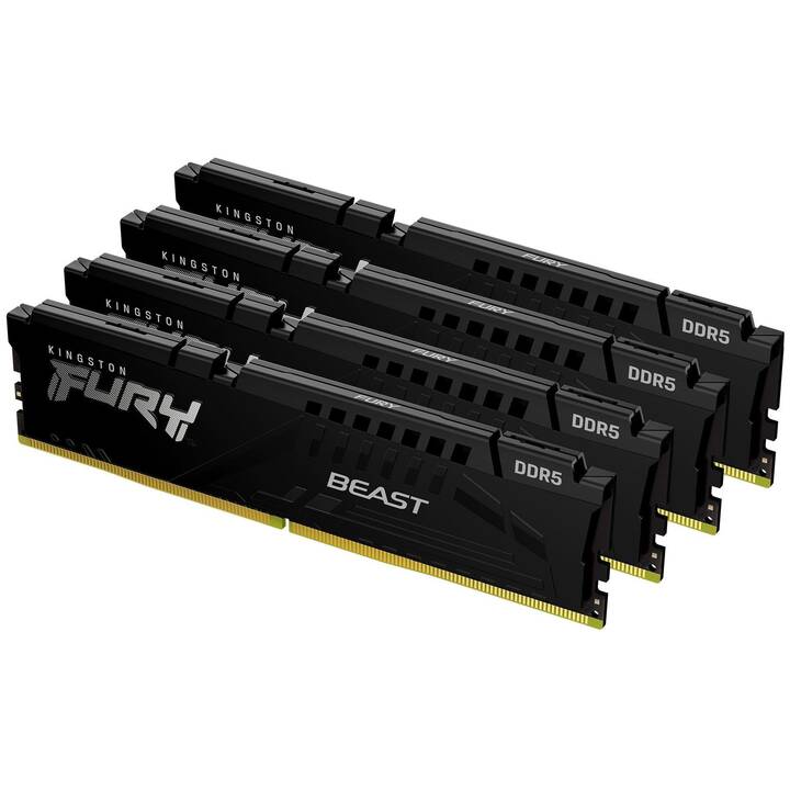 KINGSTON TECHNOLOGY Fury Beast KF556C40BBK4-128 (4 x 32 GB, DDR5 5600 MHz, DIMM 288-Pin)