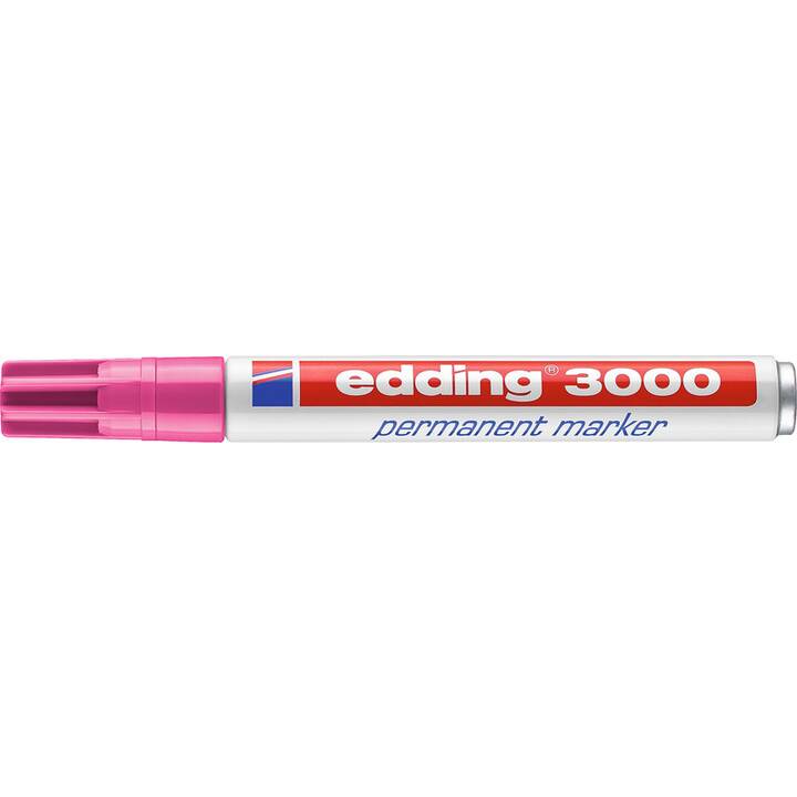 EDDING Permanent Marker 3000 (Rosa, 1 Stück)