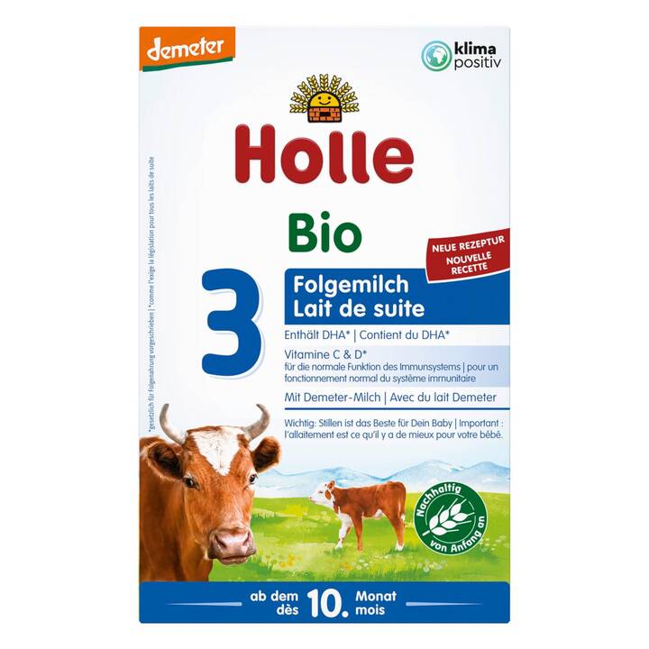 HOLLE Bio Folgemilch (600 g)