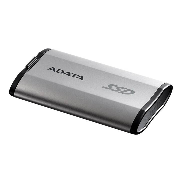 ADATA SD810 (USB Typ-C, 2000 GB, Silber, Schwarz)