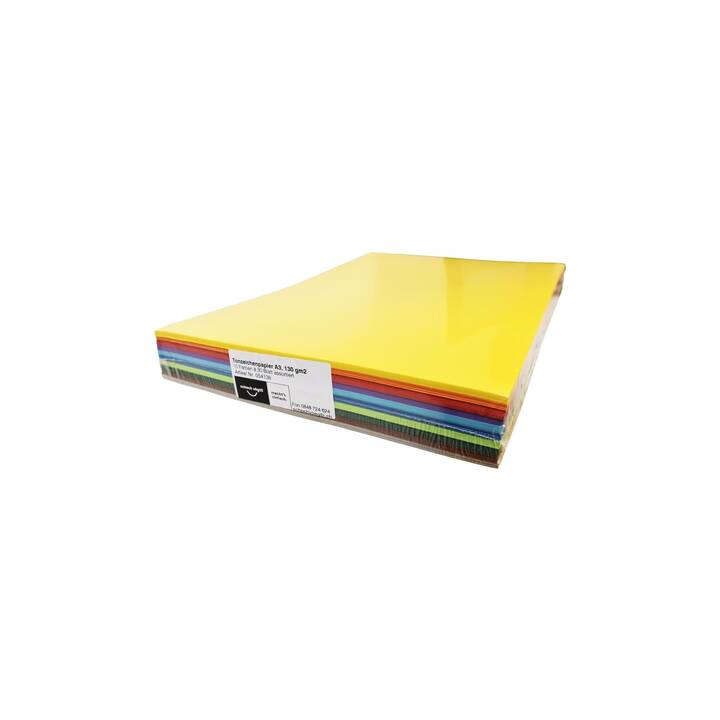 SCALDIA Tonzeichenpapier (Farbig assortiert, A3, 300 Stück)