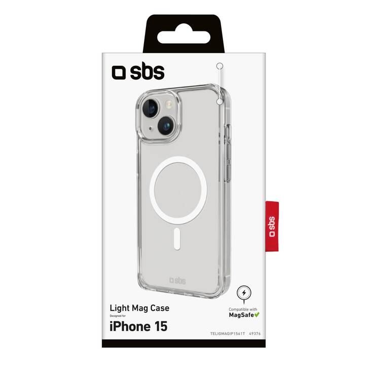 SBS Backcover (iPhone 15, Transparente)