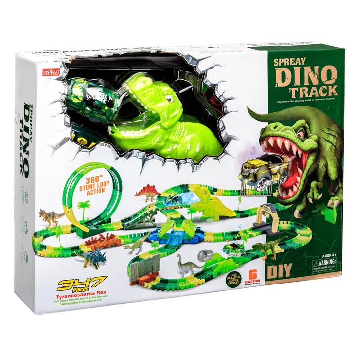 DIVERSE Dino Track Set di veicoli giocattolo