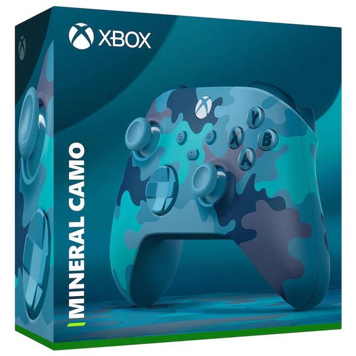 MICROSOFT Xbox Wireless Controller Mineral Camo Special Edition (Camouflage, Bleu)