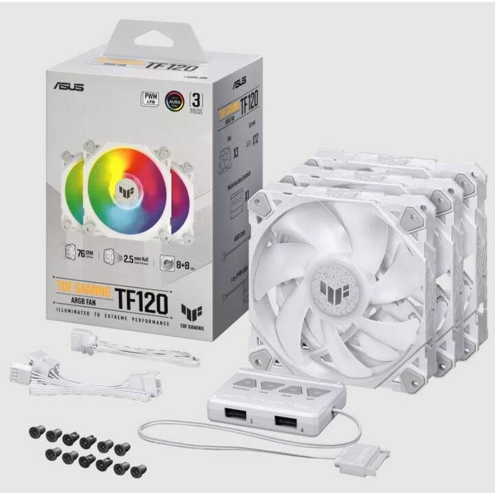 ASUS TUF Gaming TF120 White Edition 3in1 (120 mm)