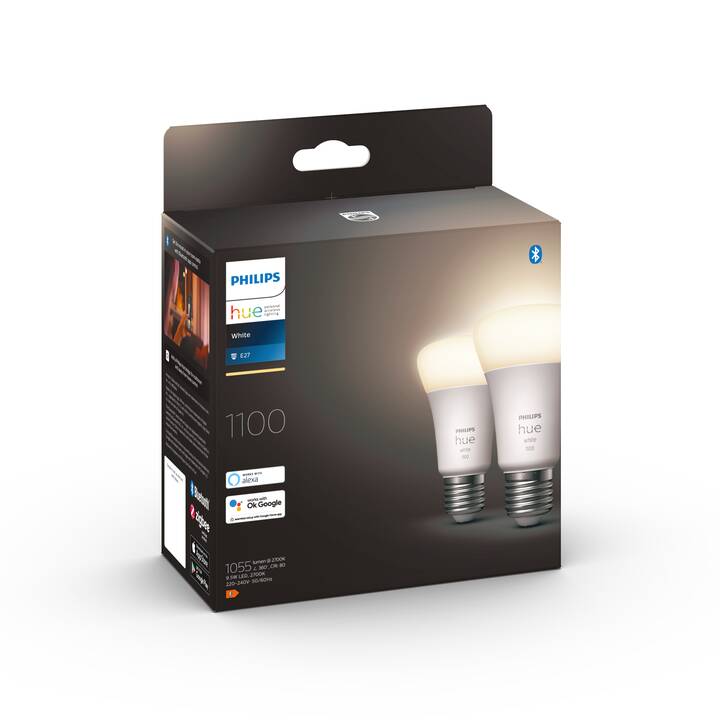 PHILIPS HUE Ampoule LED (E27, Bluetooth, 9.5 W)