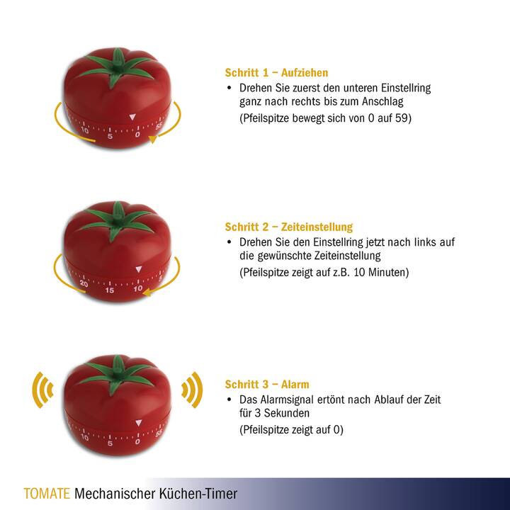 TFA Küchenwecker TOMATE (Rot)