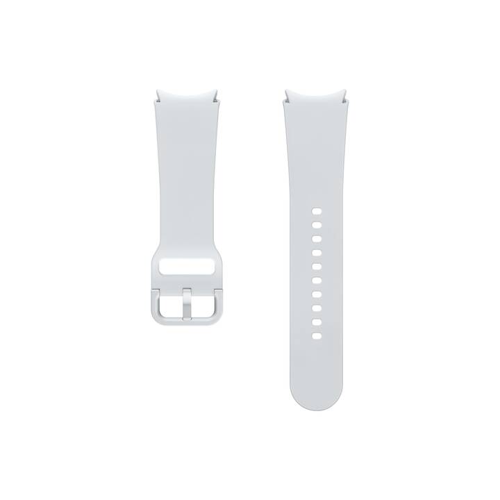 SAMSUNG Cinturini (Samsung Galaxy Galaxy Watch4 40 mm / Galaxy Watch4 44 mm / Galaxy Watch6 40 mm / Galaxy Watch5 Pro / Galaxy Watch6 44 mm, Argento)