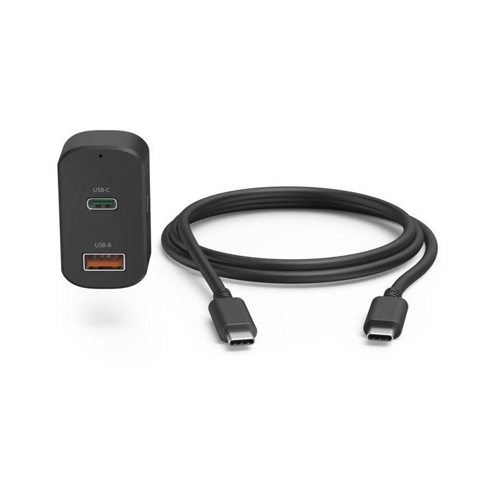 Adaptateur secteur rapide Hama USB Type-C & USB-A 38 W (chargeur)