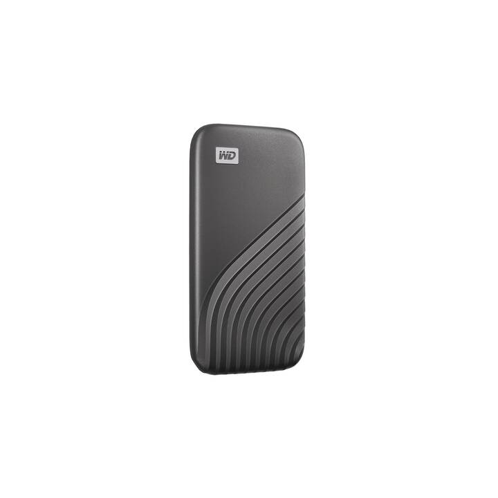 WESTERN DIGITAL My Passport (USB Typ-C, USB Typ-A, 4 TB, Grau, Silber)