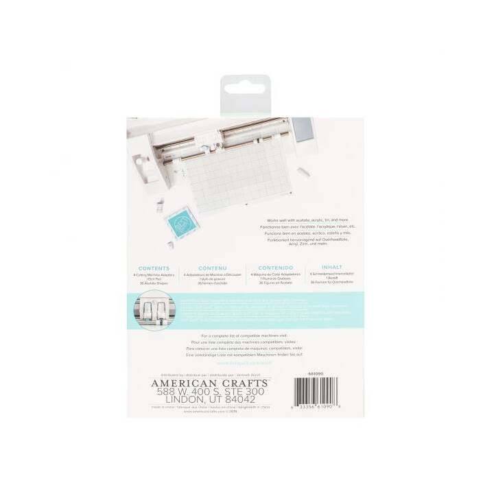 WE R MEMORY KEEPERS Kit d'accessoires Etch Quill (Blanc)