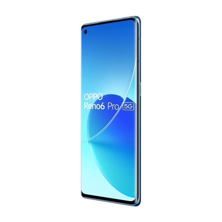 OPPO Reno6 Pro (256 GB, Bleu arctique, 6.5", 50 MP, 5G)