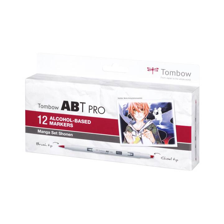 TOMBOW ABTP-12P-5 Filzstift (Mehrfarbig, 12 Stück)
