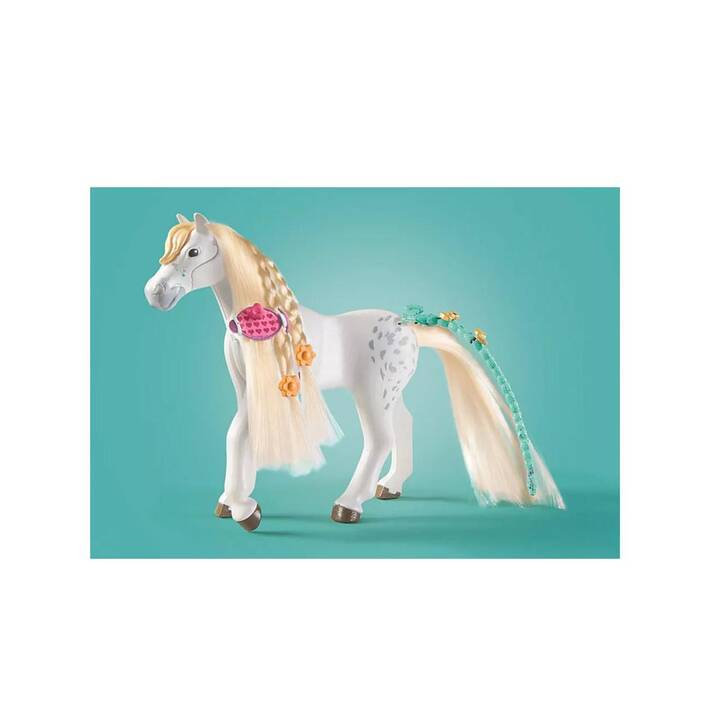 PLAYMOBIL Horses of Waterfall Isabella & Lioness With washing place (71354)