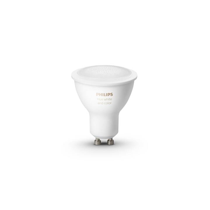 PHILIPS HUE LED Birne White & Color (GU10, Bluetooth, 5 W)