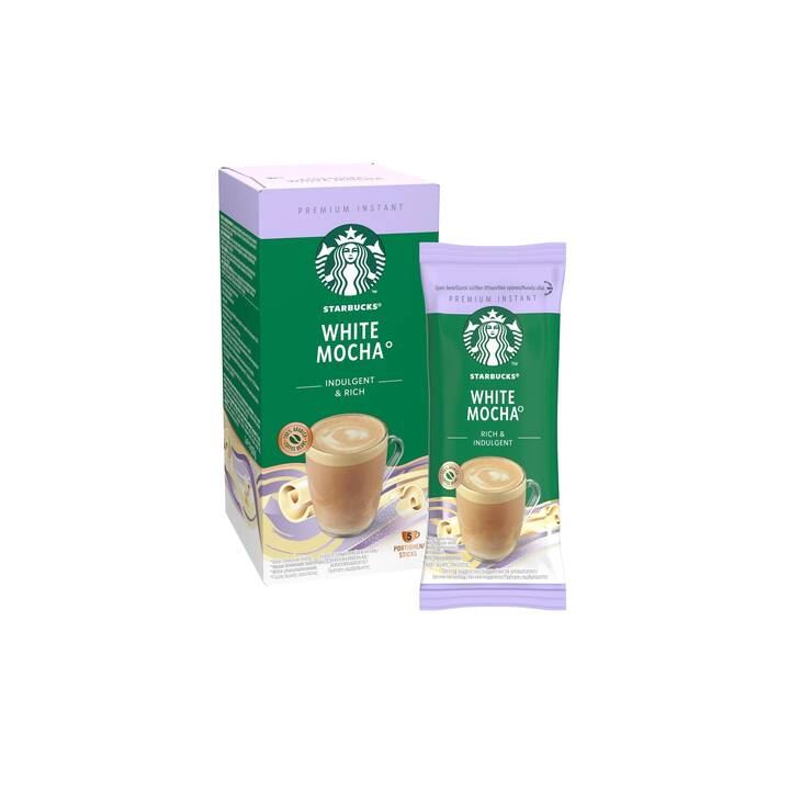 スターバックス　Starbucks STARBUCKS Instantkaffee White Mocha (5 Stück) - Interdiscount