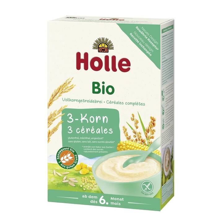 HOLLE Bio 3- Corn Céréales Bouillie (250 g)