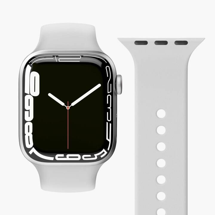 VONMÄHLEN Classic Armband (Apple Watch 40 mm / 41 mm / 38 mm, Hellgrau)