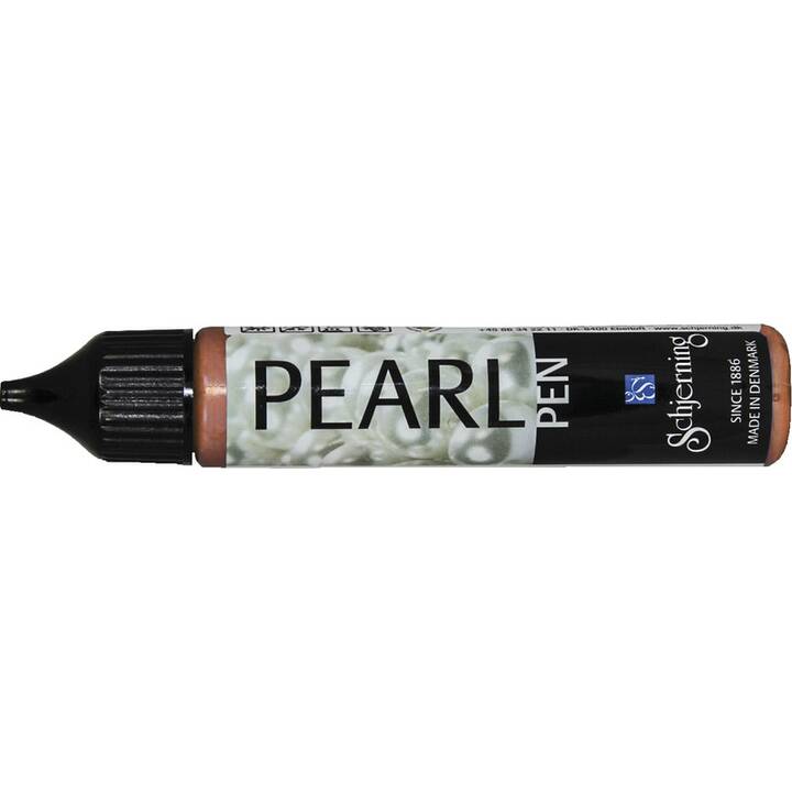 SCHJERNING Textile couleur Pearl Pen (28 ml, Brun, Bronze)