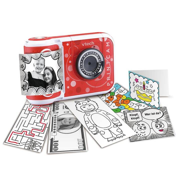 VTECH Appareil photo pour enfants Kidizoom Print Cam (2 MP, DE)