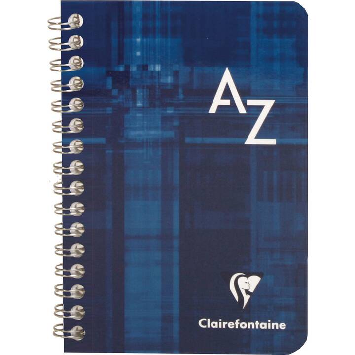 CLAIREFONTAINE Carnet d'adresse (9.5 cm x 14 cm, Carreaux)