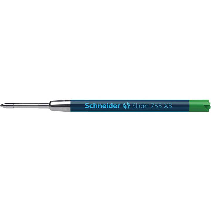 SCHNEIDER Mine de stylo à bille Slider 755 (Vert, 1 pièce)