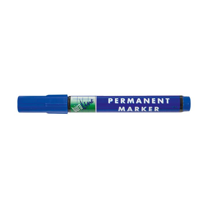BÜROLINE Permanent Marker (Blau, 1 Stück)