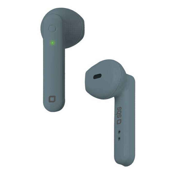 SBS Twin Buds (In-Ear, Bluetooth 5.0, Blau)